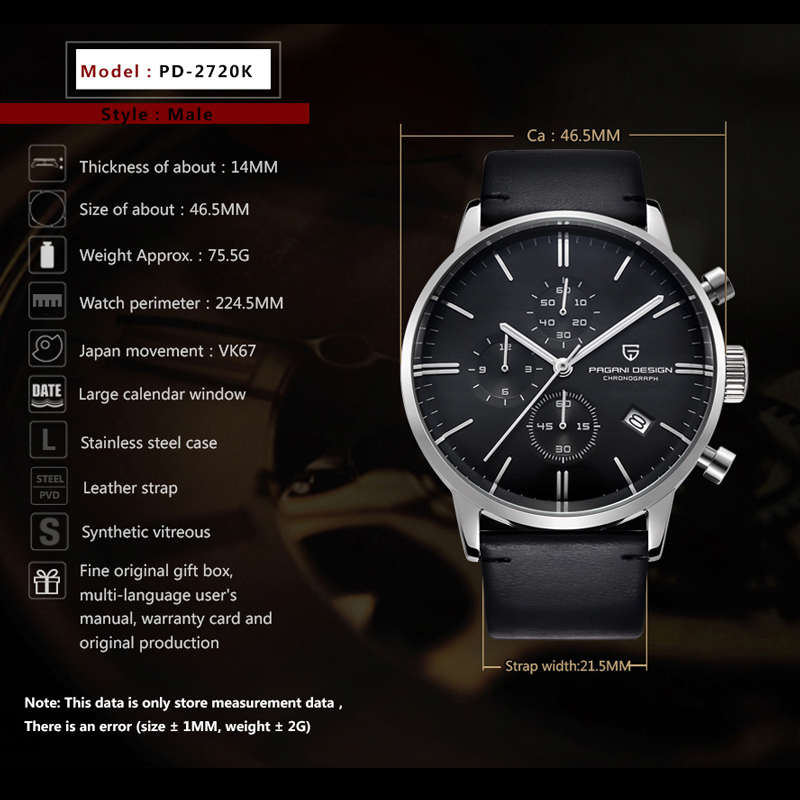 2026 New PAGANI DESIGN Brand L – Luxury Watch Low Price recenzja i cena
