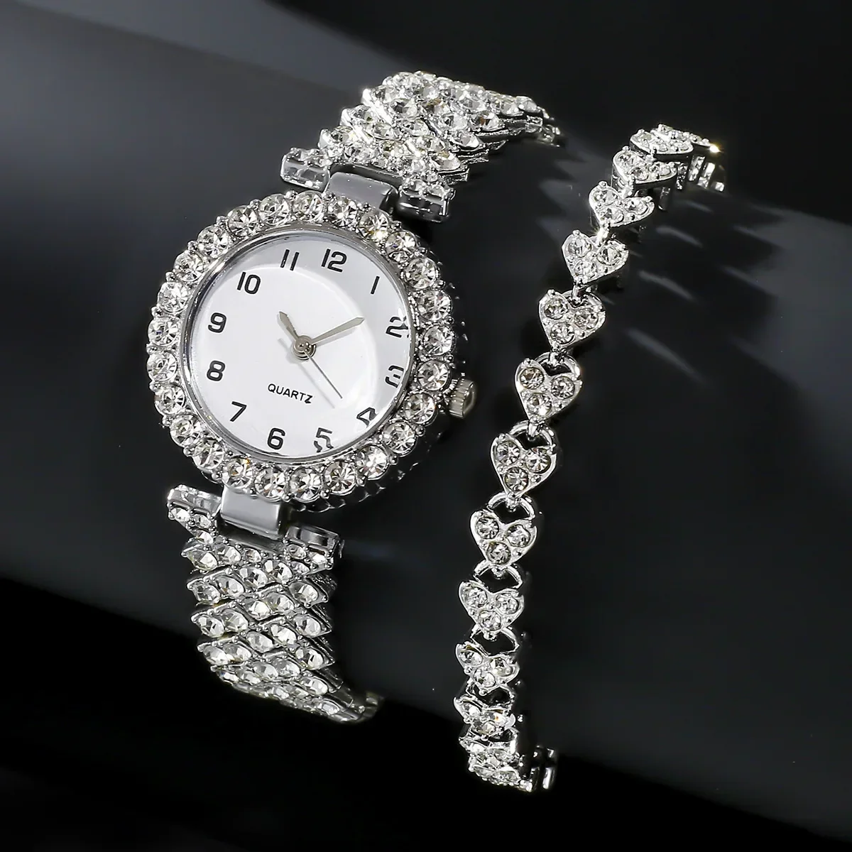1pcs/2pcs Luxury Fashion Women – Ladies Luxury Watch recenzja i cena
