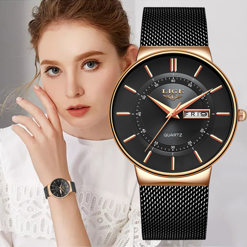 LIGE Women Watches Luxury Bran – Ladies Luxury Watch recenzja i cena
