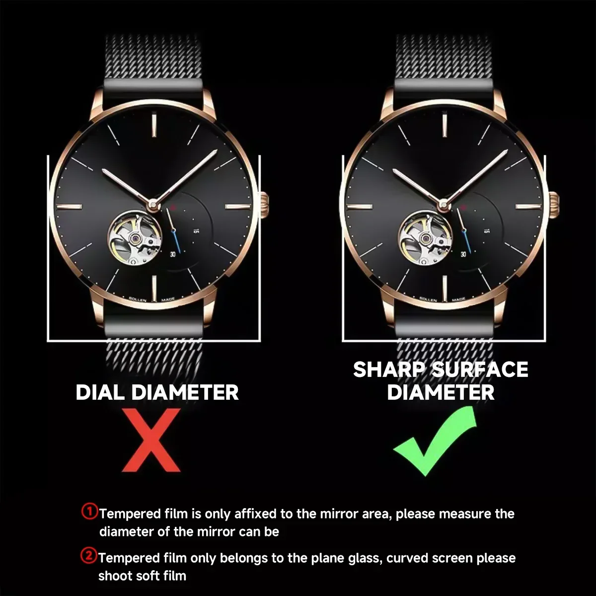 26-46mm Universal Tempered Gla – Luxury Watch Protection Film recenzja i cena