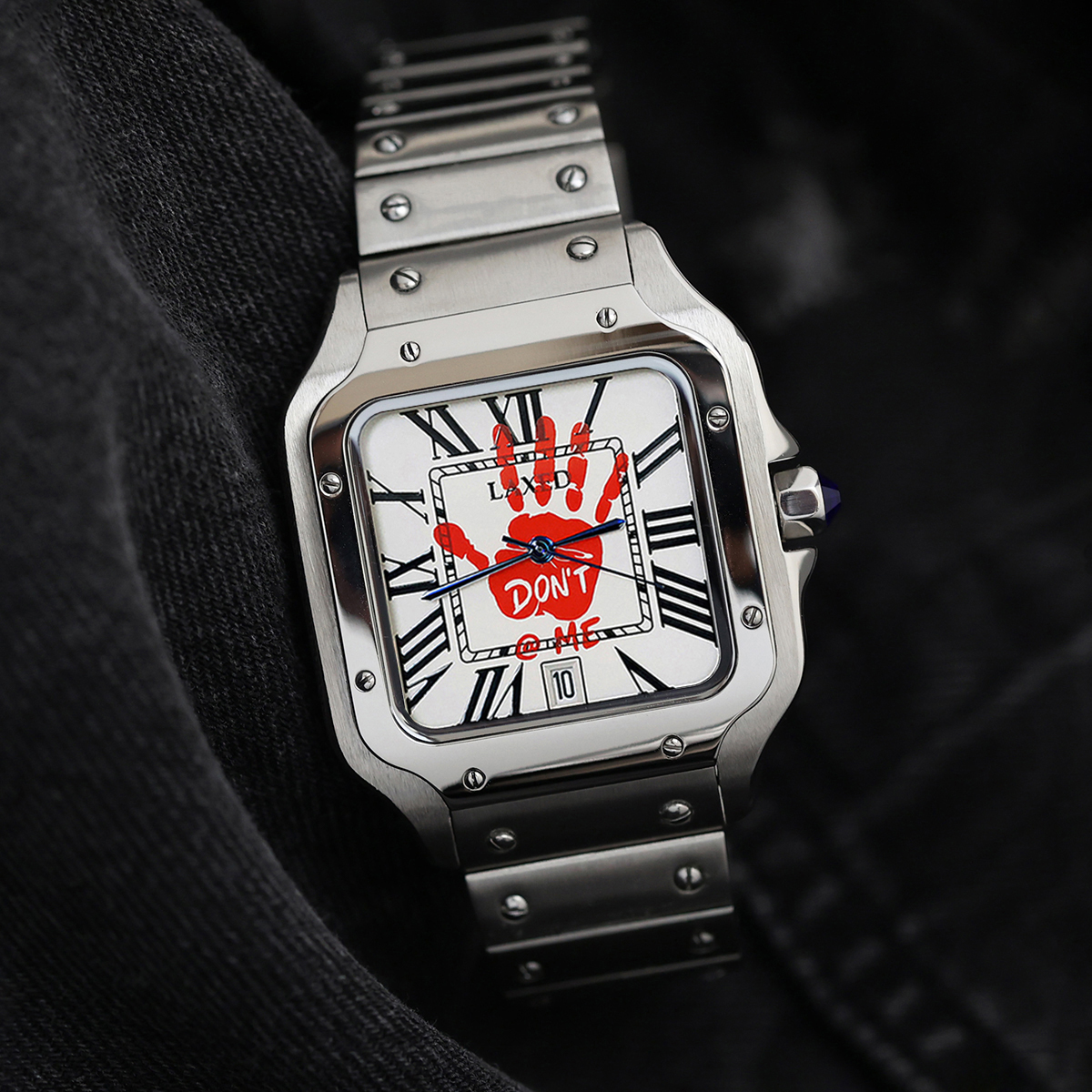 LAXED Men's 38mm NH35 Square w – Luxury Watch In China recenzja i cena