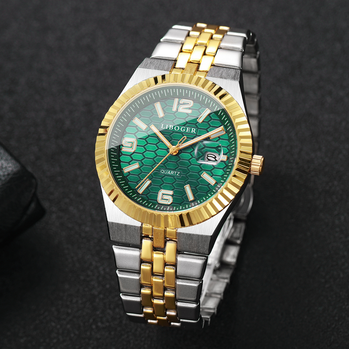 Fashion Arabic Dial Men's Cale – Luxury Watch Arabic recenzja i cena