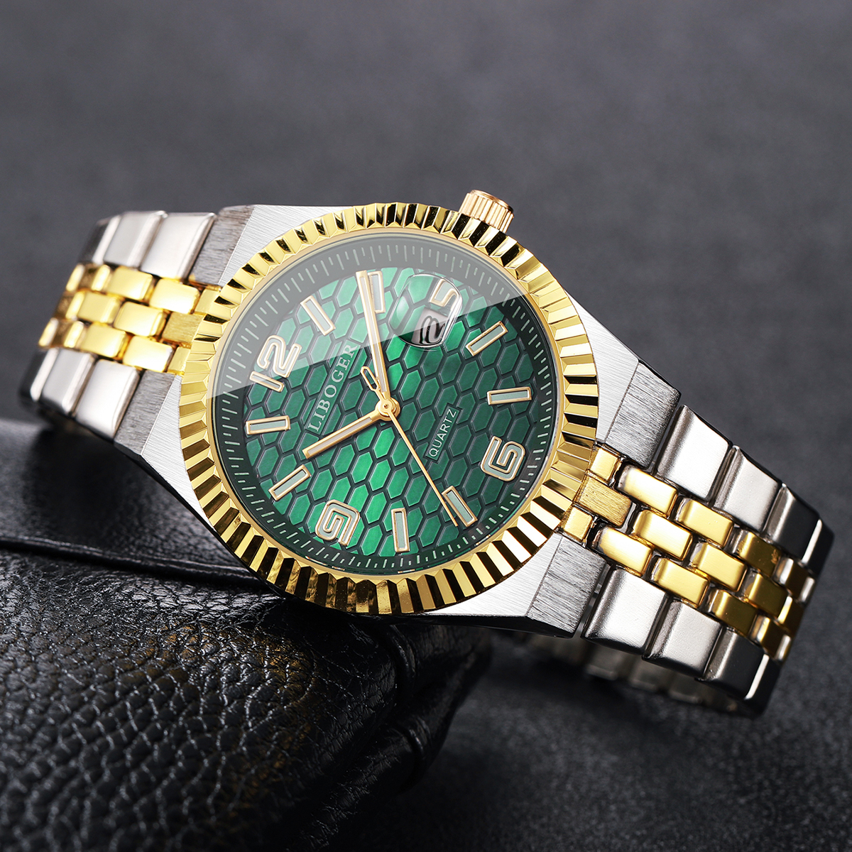 Fashion Arabic Dial Men's Cale – Luxury Watch Arabic recenzja i cena