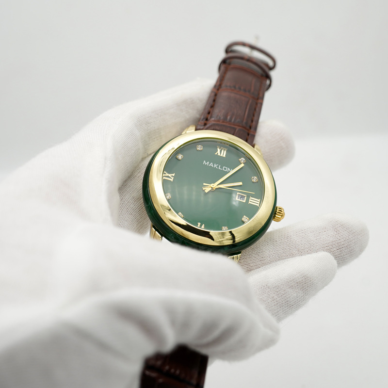 Vintage Green Jade Watch Diamo – Zodiac Luxury Watch recenzja i cena