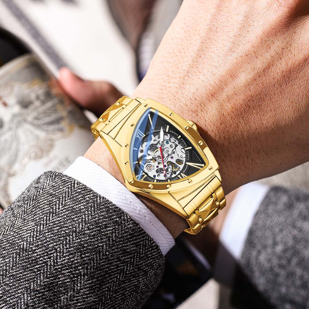CHENXI Fashion Men's Watch Aut – Watch Triangle Luxury recenzja i cena