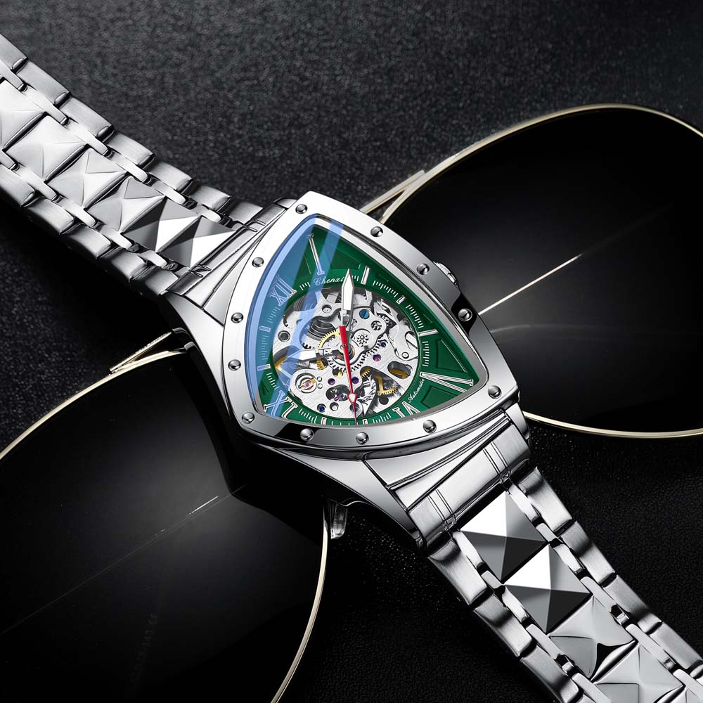 CHENXI Fashion Men's Watch Aut – Watch Triangle Luxury recenzja i cena