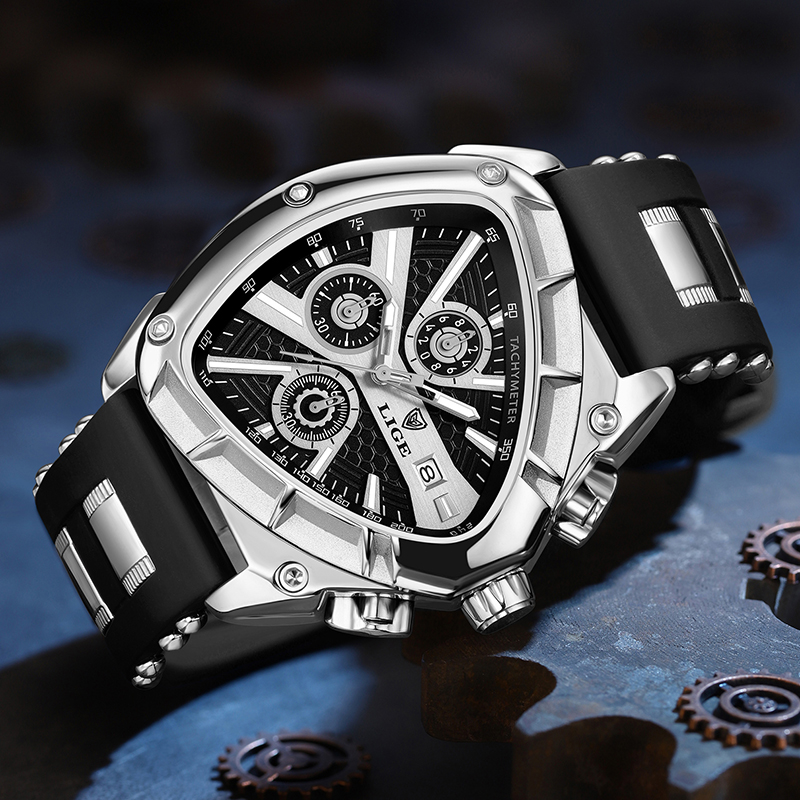 LIGE Fashion Men's Watch Luxur – Watch Triangle Luxury recenzja i cena
