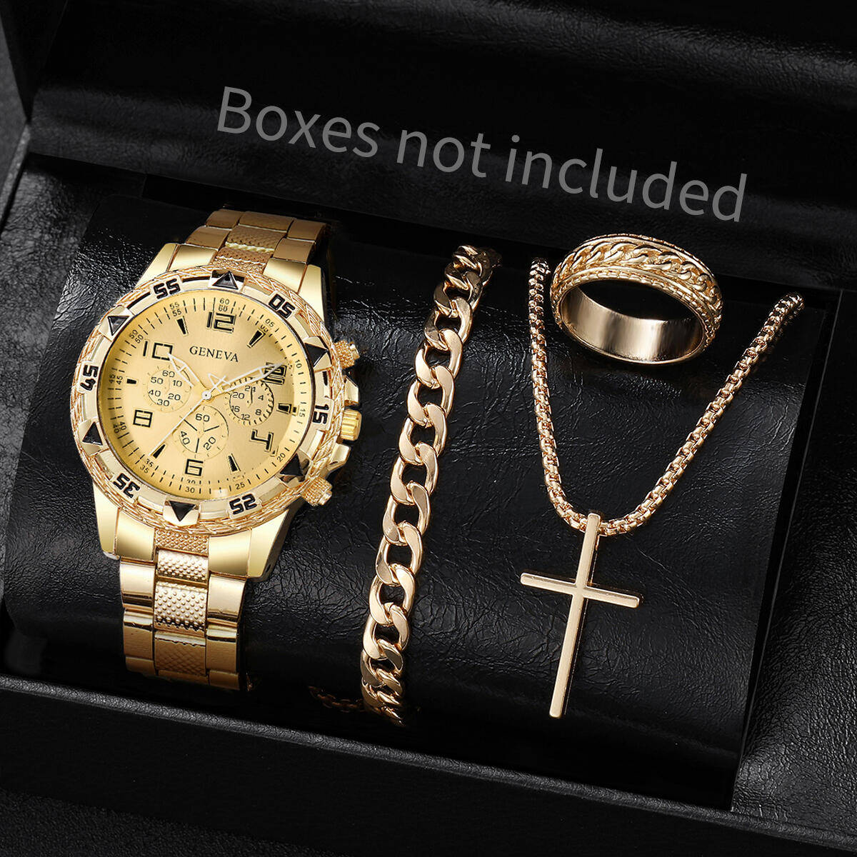 4PCS/Set Fashion Men Business  – Luxury Watch Organizer For Men recenzja i cena