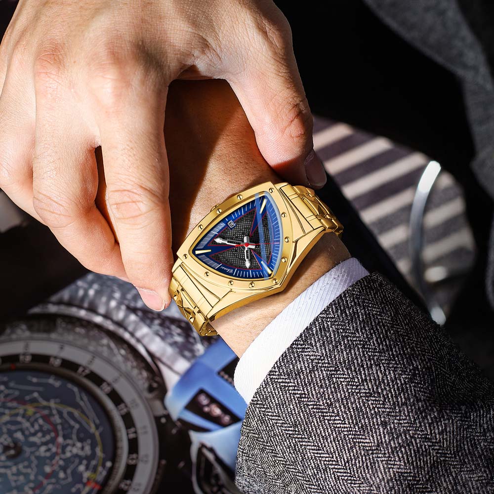 CHENXI Luxury Men's Watch Quar – Watch Triangle Luxury recenzja i cena