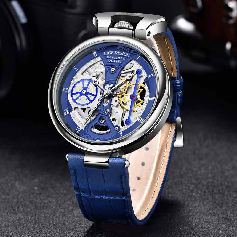 LIGE Men Watch Creative Quartz – Luxury Watch Organizer For Men recenzja i cena