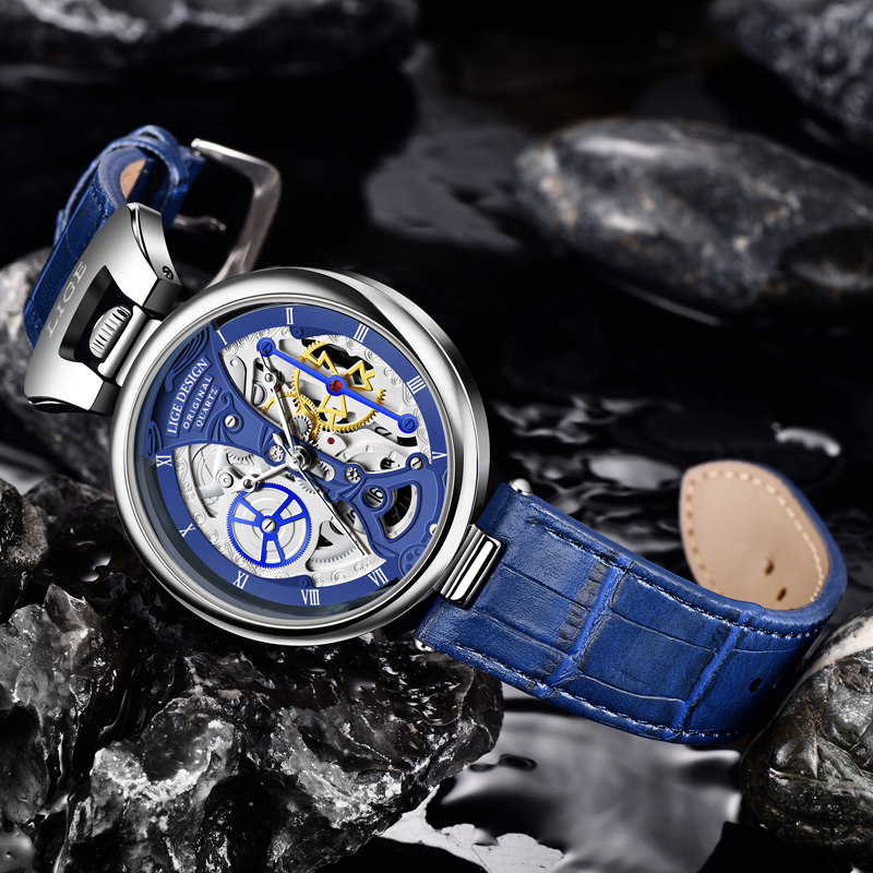 LIGE Men Watch Creative Quartz – Luxury Watch Organizer For Men recenzja i cena