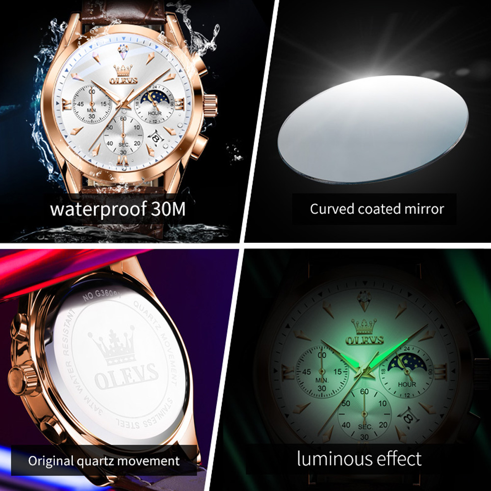 OLEVS Brand New Fashion Quartz – Luxury Watch Low Price recenzja i cena